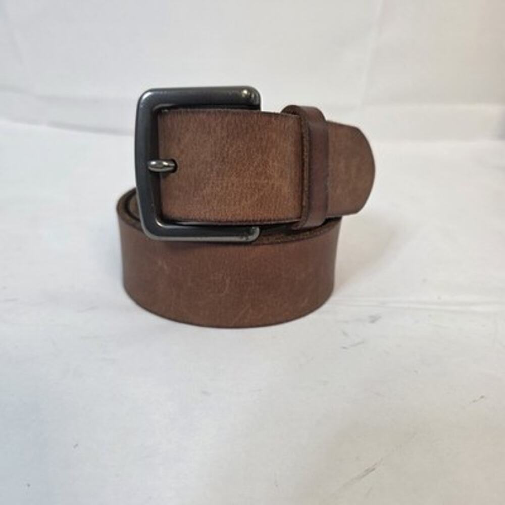 American Eagle Outfitter Mens 1.5" Tan Brown Leather Belt Size 40